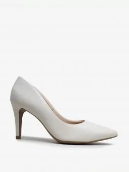 SCARPIN SALTO ALTO OFF WHITE - Código 15